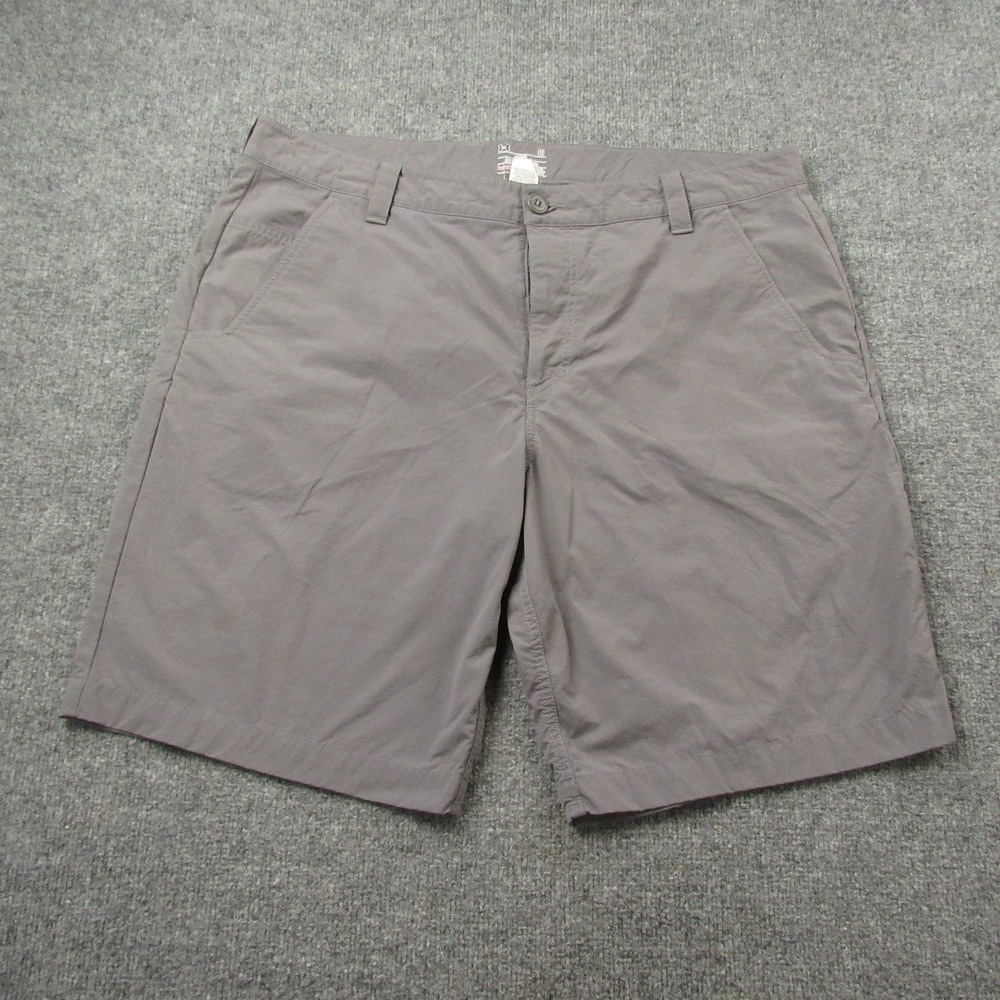Under Armour Shorts Men 40x10 Grey Chesapeake Hydro Armour Nylon Outdoor Ripstop